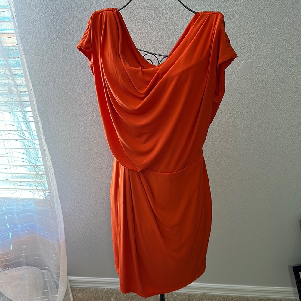 Vince Camuto orange dress sz 10